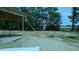 View of expansive lot with under construction open air patio at 1547 Pecan Drive # 31, Nashville, NC 27856
