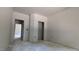 Unfinished bedroom featuring a closet door frame and neutral walls at 1565 Pecan Drive # 30, Nashville, NC 27856