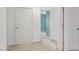 Hallway with carpeted floors, connecting different areas of the home at 2053 Stillwood Dr, Youngsville, NC 27596