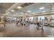 Modern fitness center equipped with a wide range of equipment, including treadmills, weights and machines at 2554 Club Level Dr, Apex, NC 27523