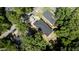 Aerial view of a new construction home, showing the surrounding neighborhood and construction progress at 2603 Vineyard St, Durham, NC 27707