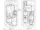 Detailed blueprint floor plans of the first and second floors showcase room layouts and dimensions for overview at 2603 Vineyard St, Durham, NC 27707