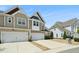 Two-story house with two-car garage and driveway at 310 Shale Creek Dr, Durham, NC 27703