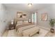 A simple bedroom is furnished with decor at 318 Sylvias Ct, Durham, NC 27703