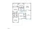 Second-floor plan highlighting the primary bedroom with ensuite bath, three additional bedrooms, and a loft area at 3213 Armeria Dr, Apex, NC 27502