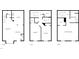 Three-story floor plan of the house showcasing the room layouts at 350 Gilman Ln # 104, Raleigh, NC 27610