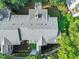 Aerial view of a well-maintained roof and lush green landscaping surrounding the house, showcasing the home's curb appeal at 4601 Timbermill Ct # 302, Raleigh, NC 27612