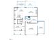 First floor plan featuring kitchen, dining, Gathering, study, garage, and outdoor living spaces at 581 Magnolia Acres Ln, Fuquay Varina, NC 27526