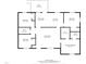 Detailed floor plan showcasing the layout of the home including living spaces, bedrooms, and bathrooms at 6208 Silver Spring Ct, Willow Springs, NC 27592
