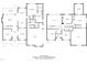 Detailed floor plan showcasing layout of home with measurements and room names at 749 Hadrian Dr, Garner, NC 27529