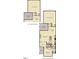 Layout features a two-car garage, casual dining, screened porch, great room, kitchen, bath and bedroom at 300 Calvander Ln, Apex, NC 27539