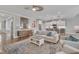 Open living space connecting the kitchen and living room, perfect for entertaining at 129 Cofield Cir, Durham, NC 27707