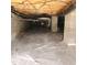 This crawl space is insulated with a vapor barrier and block foundation at 132 Waiters Way Way, Youngsville, NC 27596