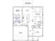 First floor plan showcasing an open kitchen, Gathering room, office, and garage at 20 Bold Dr, Youngsville, NC 27596