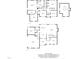Detailed floor plan showcasing the layout of the home, including room dimensions and total square footage at 2021 Terri Creek Dr, Fuquay Varina, NC 27526