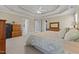 Spacious main bedroom with a view of the en-suite bathroom and large walk-in closet at 2021 Terri Creek Dr, Fuquay Varina, NC 27526