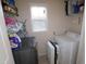 Functional laundry room equipped with modern washer and dryer, offering convenience and efficiency at 2500 Friedland Pl # 101, Raleigh, NC 27617
