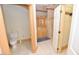 Bathroom featuring toilet, wood vanity, and shower at 29 Mocking Ln, Rocky Mount, NC 27804