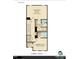 Floorplan for the third level with an owner's suite, bath, walk-in closet, and bedroom at 3012 Honeymyrtle Ln, Durham, NC 27703