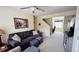 Upstairs bonus room offers versatile space and comfortable seating area at 404 Braxman Ln, Holly Springs, NC 27540