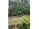 The wooded backyard is a peaceful oasis and provides privacy at 4116 Tall Pine Dr, Franklinton, NC 27525
