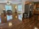 Open-concept space connecting kitchen and living room, perfect for entertaining and Gathering gatherings at 4116 Tall Pine Dr, Franklinton, NC 27525