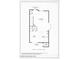 An architectural rendering of the home's first-floor plan, including the living room, dining, kitchen, and outdoor courtyard at 4425 Moss Garden Path, Raleigh, NC 27616