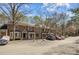 A row of inviting townhomes featuring well-maintained landscaping and ample parking at 4447 Antique Ln, Raleigh, NC 27616