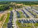 New single Gathering home community featuring sidewalks and green spaces at 653 Corvair Ln, Wendell, NC 27591