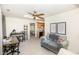 Cozy living room features a neutral color palette, comfortable seating, and stylish decor at 105 Elizabeth St, Chapel Hill, NC 27514