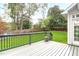 View of backyard from deck at 109 S Fern Abbey Ln, Cary, NC 27518