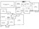 Detailed floor plan showcasing the layout of the home, including the Gathering room and kitchen at 109 S Fern Abbey Ln, Cary, NC 27518