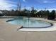 Zero entry community pool complete with fountains and play features at 109 Shale Creek Dr, Durham, NC 27703
