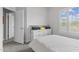 Bright bedroom with a window, gray walls, and a white dresser at 1094 Ambergate Sta, Apex, NC 27502