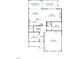 A detailed floor plan showcases the layout of the first floor, including kitchen, Gathering and flex rooms at 125 White Magnolia Ln, Fuquay Varina, NC 27526