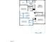 A detailed floor plan showcases the layout of the second floor, including primary and additional bedrooms at 125 White Magnolia Ln, Fuquay Varina, NC 27526