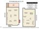 Detailed floor plan showcasing layout with kitchen, living room, and bedrooms at 200 Nottinghill Walk, Apex, NC 27502