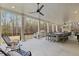 Entertainer's patio featuring an outdoor kitchen and comfortable seating at 2223 Winston Cir, Apex, NC 27502