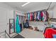 Walk-in closet with ample hanging space and storage at 25 S Treeline Dr, Spring Hope, NC 27882