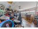 Garage with multiple items and storage at 25 S Treeline Dr, Spring Hope, NC 27882