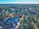 Aerial view of the property showing its location and proximity to a lake at 286 Sea Mist Dr, Sanford, NC 27332