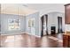 Living room and fireplace with plenty of natural light at 286 Sea Mist Dr, Sanford, NC 27332