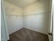 An empty walk-in closet ready for your own touch at 37 Furley St., Homesite 38, Sanford, NC 27330