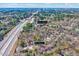 Aerial view showing 3923 Wendy Ln near the community pool, nestled among mature trees at 3923 Wendy Ln, Raleigh, NC 27606