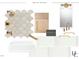 Bathroom design featuring an inviting white tub and gold hardware shower fixtures at 5107 Hearth Dr, Raleigh, NC 27609