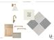 Laundry with neutral-toned cabinet and gold hardware at 5107 Hearth Dr, Raleigh, NC 27609