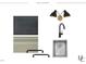 Scullery design showcases black countertop, faucet, undermount sink, and cabinet hardware at 5107 Hearth Dr, Raleigh, NC 27609
