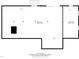Basement level floor plan showcasing ample space, including a large open basement and workshop area at 55 Lindsey St, Pittsboro, NC 27312