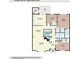Detailed floorplan showcasing the layout of the home, including room dimensions at 716 Red Forest Trl, Raleigh, NC 27615