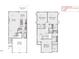 Floor plan layout showing placement of the kitchen, living area, bedrooms, and garage at 75 Furley St., Homesite 115, Sanford, NC 27330